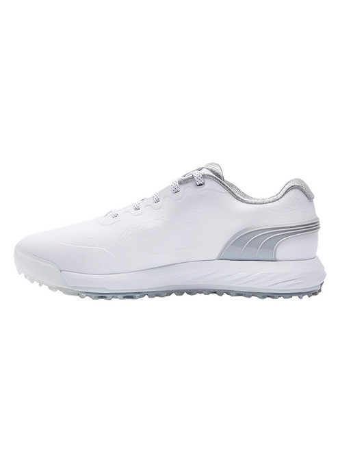 Puma Alphacat NITRO Golf Shoes - Puma White/Flat Light Grey/Puma Silver