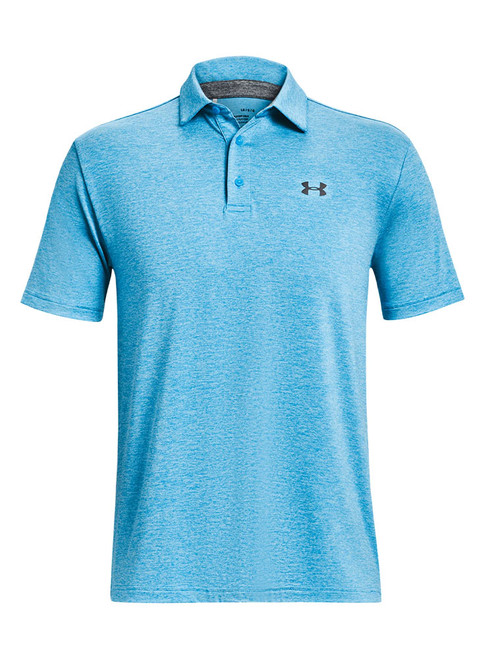 Under Armour Playoff Heather Polo - Capri/Pitch Grey