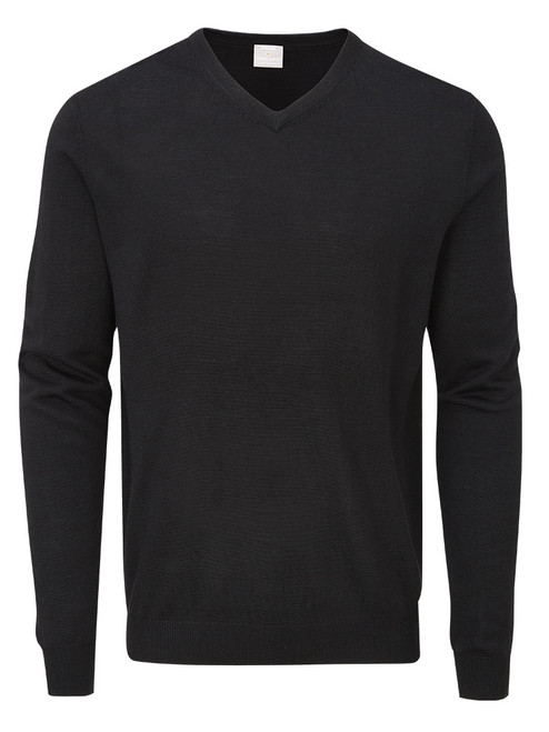 Ping SensorWarm Sullivan V-Neck Sweater - Black
