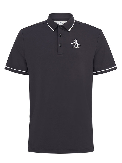 Original Penguin Heritage Oversized Pete Golf Polo - Caviar