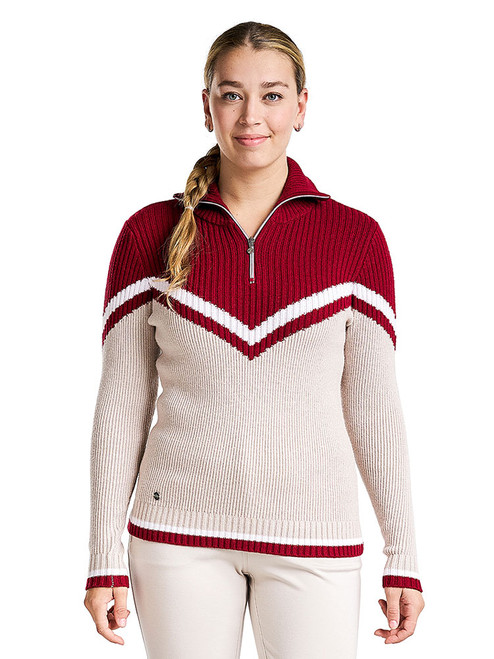 Nivo W Mabelyn Sweater - Cranberry