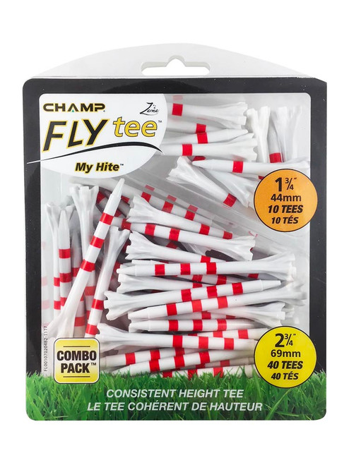 Champ FLYtee 50 Piece Combo 2.75 White/Red