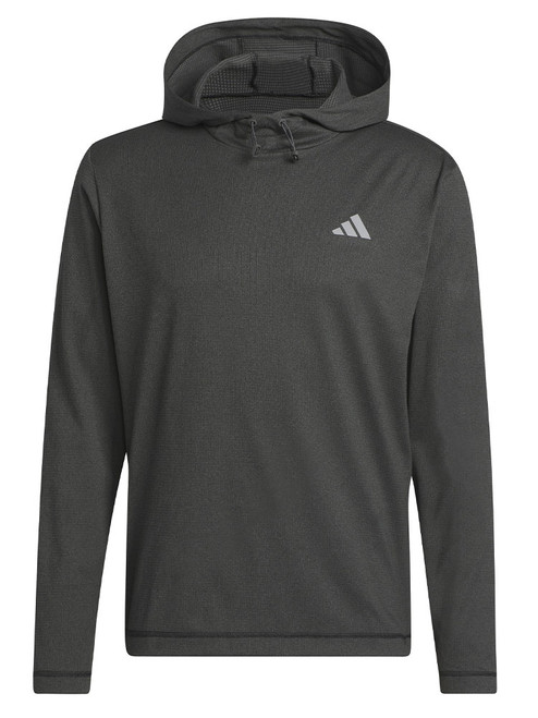 adidas Lightweight Hoodie - Black/Grey Six