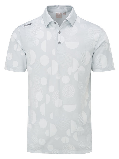 Ping Jay Tailored Fit Polo - Pearl Grey