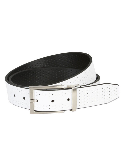 Nike Core Perforated Reversible Belt - White/Black