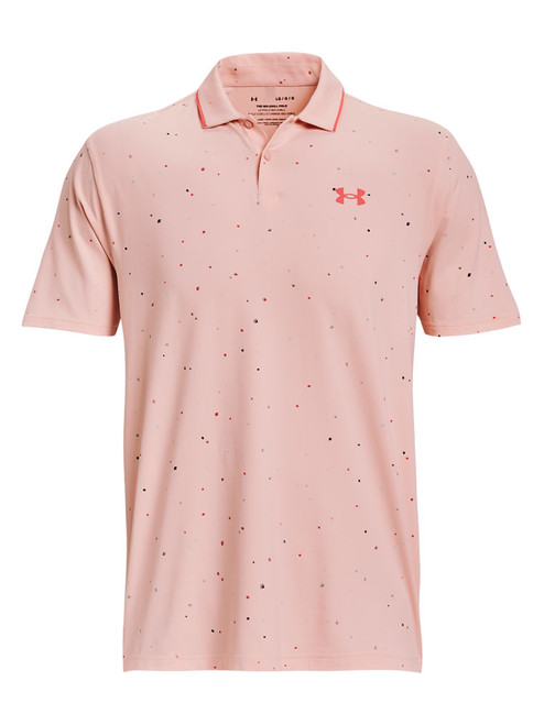 Under Armour Iso-Chill Verge Polo - Pink Fizz/Venom Red