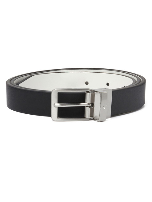 Callaway Women's Reversible Sleek Belt - Caviar/White