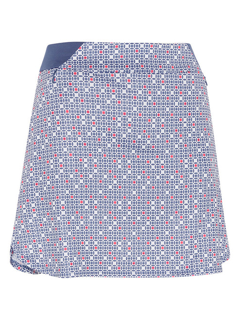 Callaway Women's Chev Geo Skort (43cm/17") - Coastal Fjord