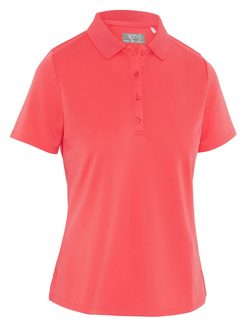 Callaway Women's SwingTech Solid Polo - Paradise Pink