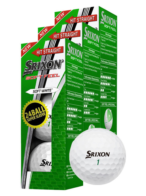 Srixon Soft Feel Super Sleeve Golf Balls - 6 Dozen