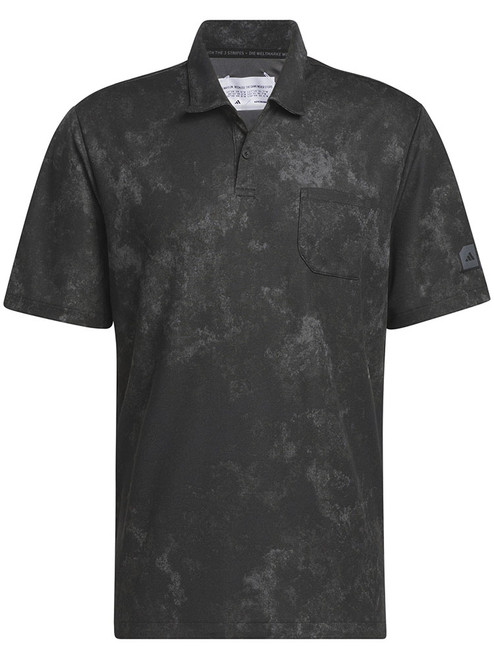 adidas Adicross Printed Polo Shirt - Black