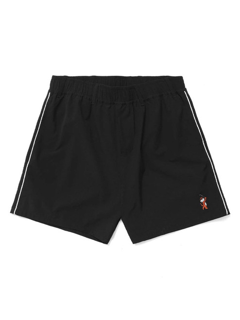 Malbon Tiger Buckets Nylon Scooter Short - Black