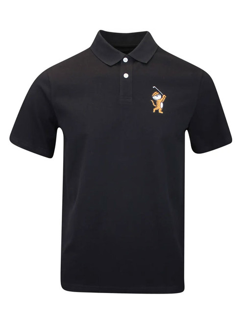 Malbon Tiger Buckets Polo - Black