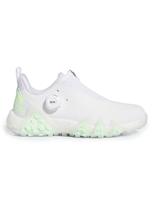 adidas Women's Codechaos 22 BOA Golf Shoes - Cloud White/Green Spark