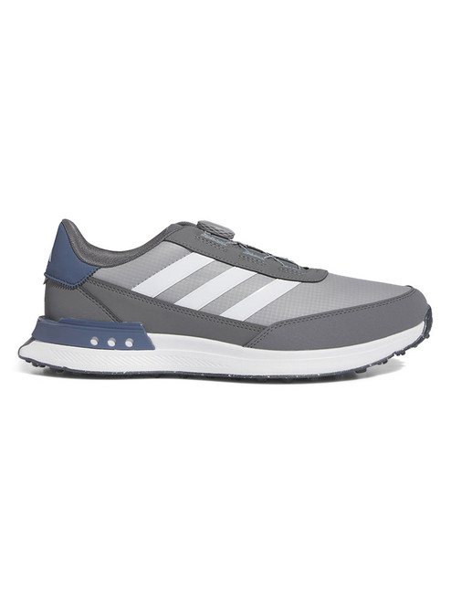 adidas S2G Spikeless Boa 24 Golf Shoes (Wide Fit) - Grey Four/Ftwr White