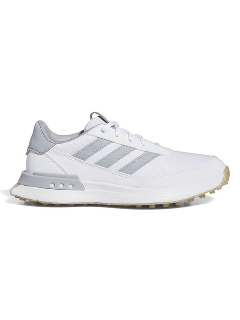 adidas Junior S2G Spikeless 24 Golf Shoes - Ftwr White/Halo Silver/GUM4