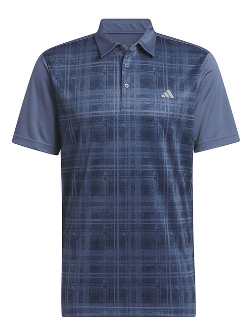 adidas Mens Core Print Polo Shirt - Preloved Ink