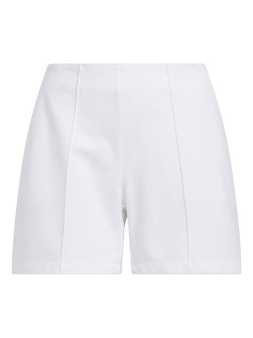 adidas Womens Pintuck Five Inch Pull-On Short - White