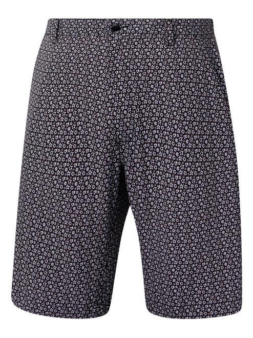 FootJoy Micro-Floral Print Short (Tapered Fit) - Black/White