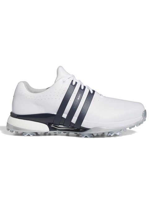 adidas Tour360 24 Boost Golf Shoes (Wide Fit) - Ftwr White/Collegiate Navy