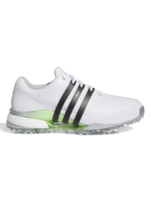 adidas Women's Tour360 24 Boost Golf Shoes - Ftwr White/Core Black/Green Spark