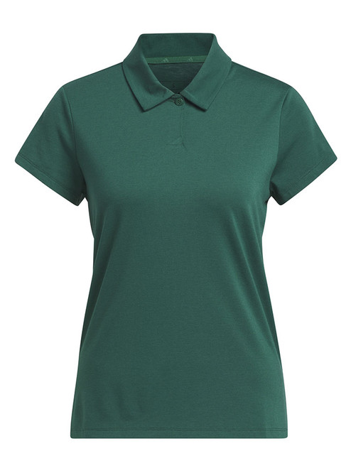 adidas Women's Go-To Heathered Polo Shirt - Collegiate Green