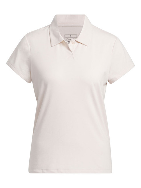 adidas Women's Go-To Heathered Polo Shirt - Putty Mauve Mel.