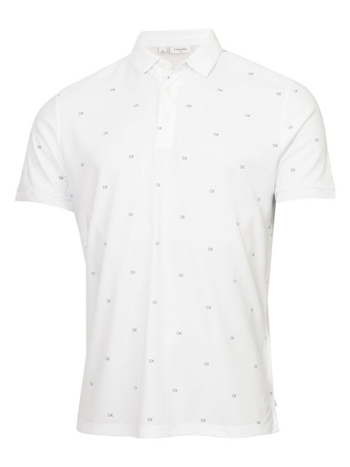 Calvin Klein Monogram Polo - White