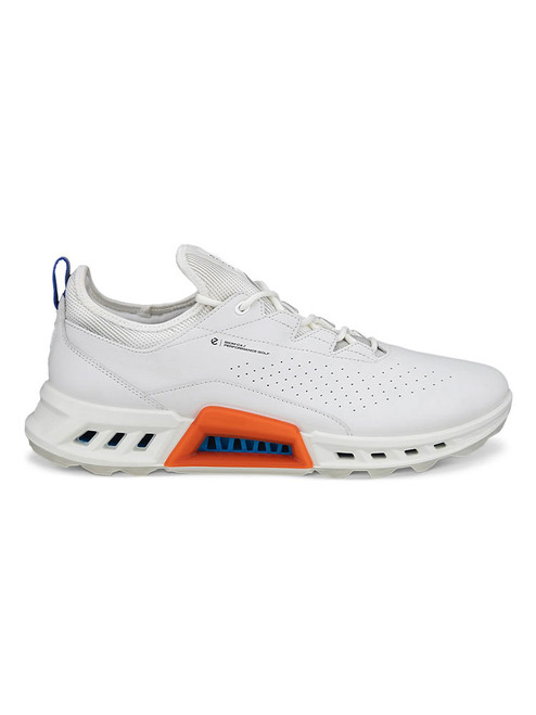 Ecco M BIOM C4 Golf Shoes - White/Mazzarine Blue