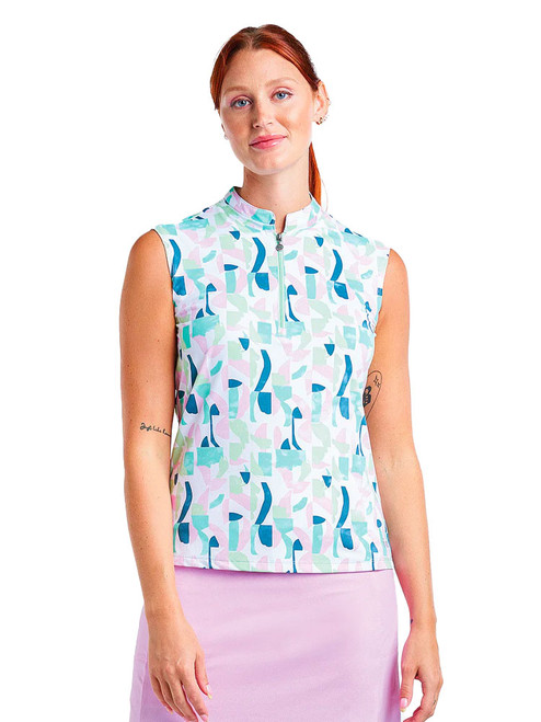 Nivo W Linnea Sleeveless Mock - Fresh Mint