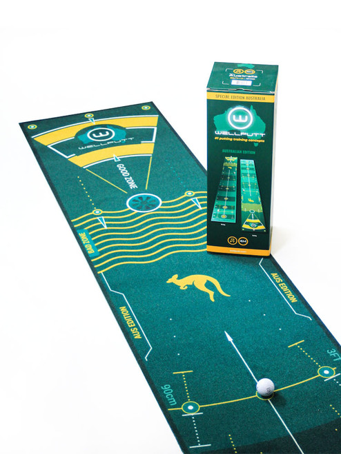 WellPutt 13ft Putting Mat - Australian Edition