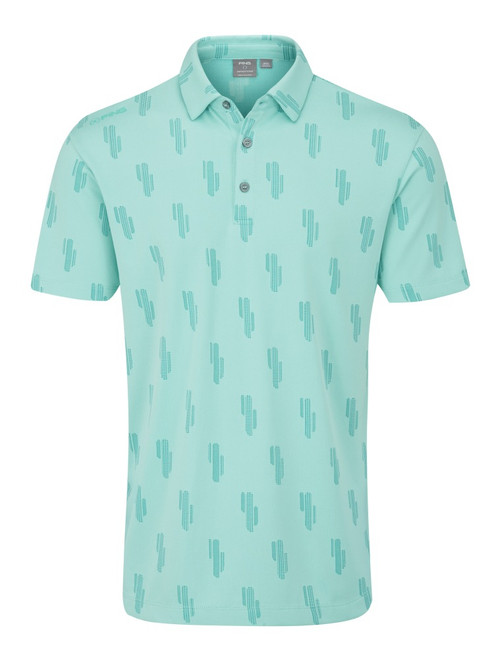 Ping Arizona Cactus Polo - Aruba Blue Multi