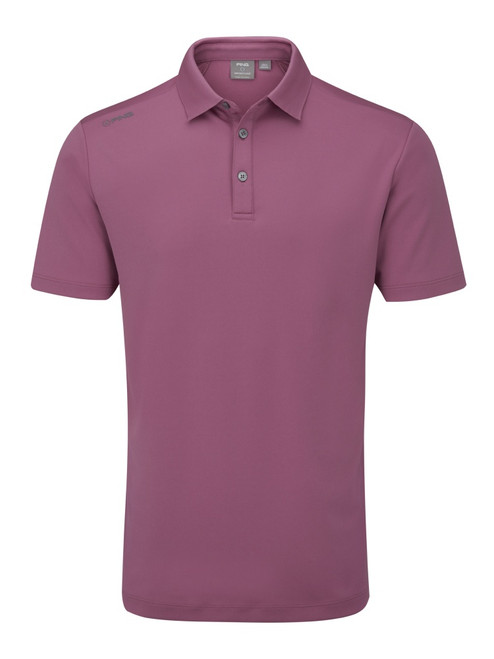 Ping Lindum Tailored Fit Polo - Beet Red