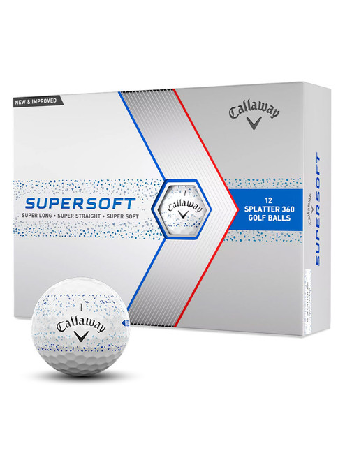 Callaway Supersoft Splatter Golf Balls