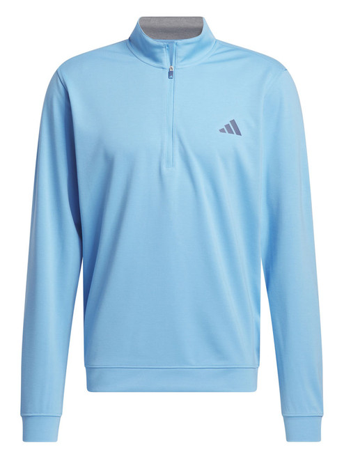 adidas Elevated 1/4-Zip Pullover - Semi Bliss Blue