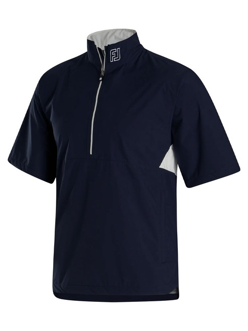 FootJoy HydroLite X Short Sleeve Rain Jacket - Navy