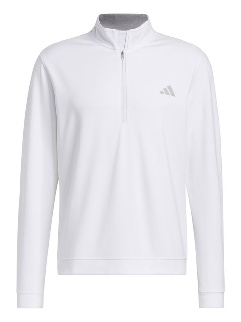 adidas Elevated 1/4-Zip Pullover - White