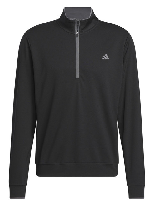 adidas Lightweight Half-Zip Pullover - Black