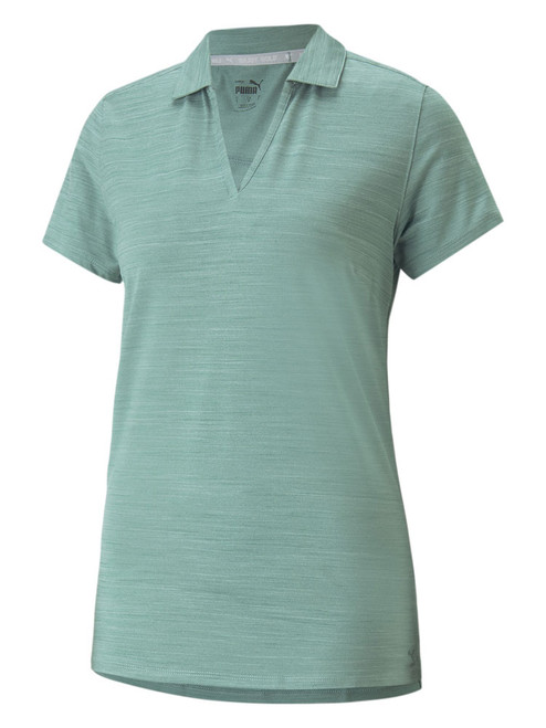 Puma Women's CLOUDSPUN Coast Golf Polo - Adriatic Heather Puma Women's CLOUDSPUN Coast Golf Polo - Adriatic Heather