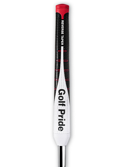 Golf Pride Reverse Taper Pistol Putter Grip - Back/White - Medium