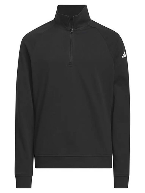 adidas JR Boy's Quarter-Zip Layer Top - Black