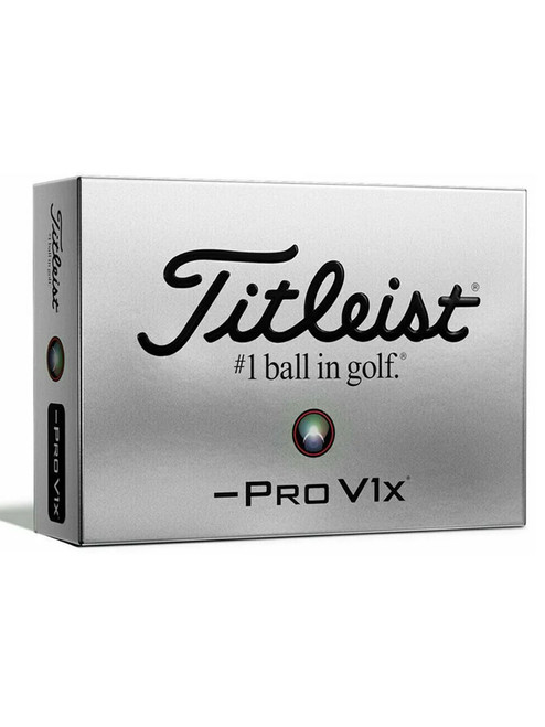 Titleist Pro V1X Left Dash Golf Balls - 1 Dozen White