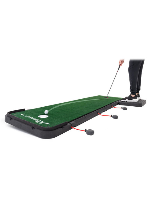 Puttout AirBreak Adjustable Putting Mat - Green