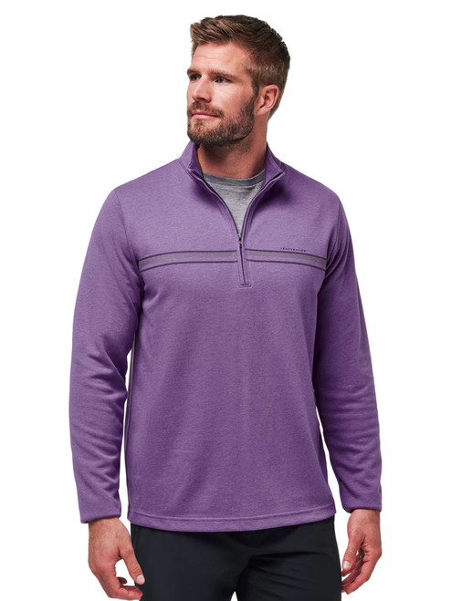 TravisMathew Upgraded CS 1/4-Zip - Heather Imperial