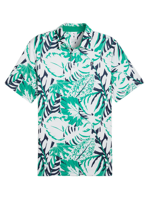 Puma x Palm Tree Crew Glitch Polo - Sparkling Green/Fresh Mint