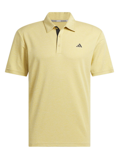 adidas Drive Heather Polo Shirt - Oat Mel. adidas Drive Heather Polo Shirt - Oat Mel.