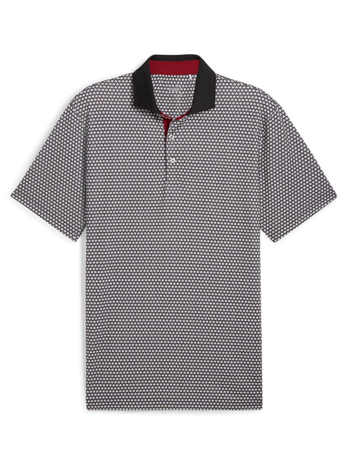 Puma MATTR Century Polo - Warm White/Intense Red Puma MATTR Century Polo - Warm White/Intense Red