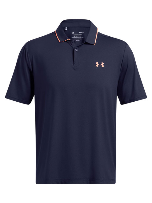 Under Armour Iso-Chill Polo - Midnight Navy/Flare Orange