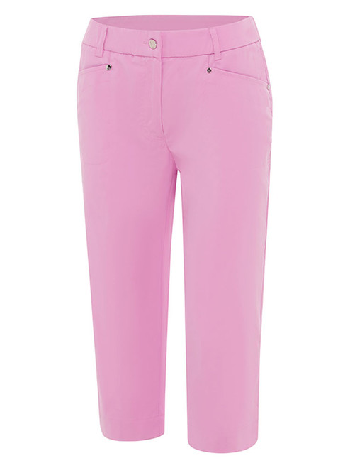Birdee Sport Women's Pinnacle Slim Fit Knee Capri - Pink