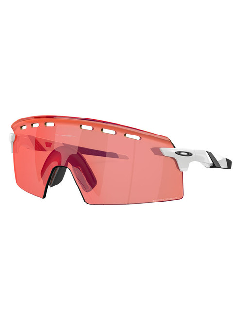 Oakley Encoder Strike Vented Sunglasses - Polished White w/ Prizm Field
